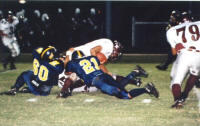 Jason Sanchez and Damian Gomez (good tackle)