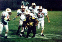 Takes 4 to tackle Carl Weed