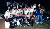 Matt Jones with his team mates