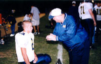 Coach talks to Jason Weed