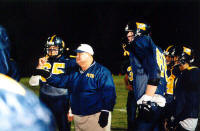 Aaron Dzuik, Coach Bonewald, and David Scheffler