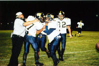 Kurt Semlinger, Daniel Dehoyos, and Adam Sekula (after Hehoyos interception!)