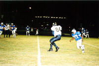 Greg Richter catches a pass