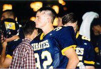 Adam Sekula on the sidelines