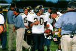 Tony Ramirez on the sidelines