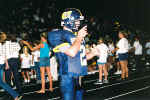 Jason Weeds rests on the sidelines