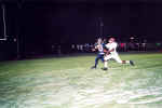 Tony Ramirez awaits touchdown pass . . .