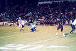 Jason Weed kicks long fieldgoal