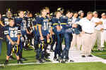 Bradley Bluda(#62) awaits his turn to kick some Tiger ass!