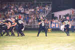 Braden Boening looks down field