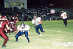 Preston Matheaus blocks for Bobby Joe Serna