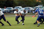 Bobby Joe Serna takes handoff