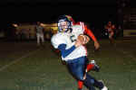 Derek Sefcik runs in a touchdown catch