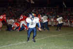 John Youngkrantz keeps an eye on the receiver