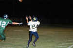 Jerry Alfaro about to make touchdown catch