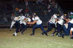 Braden Boening hands off to Bobby Joe Serna