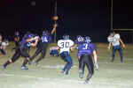 Willie Fluitt looks to catch pass in heavy coverage