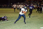 Jerry Alfaro runs after catch