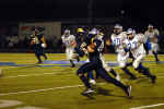 Braden Boening with the ball