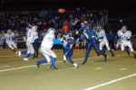 Braden Boening throws the football