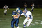 Bobby Joe Serna runs toward the sidelines