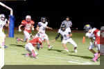 Did his knee touch down before going into in-zone?